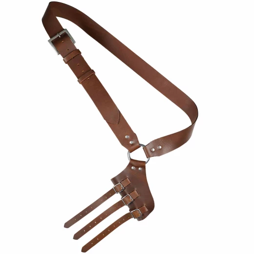 Medieval Sword Holder Bandolier Brown or Black