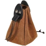 15cm Medieval Belt Bag with Drawstring For SCA, LARP, Reenactment and Historical Events