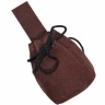 Medieval Canvas Belt Bag 15x13cm, for SCA, LARP, Reenactment and Historical Events