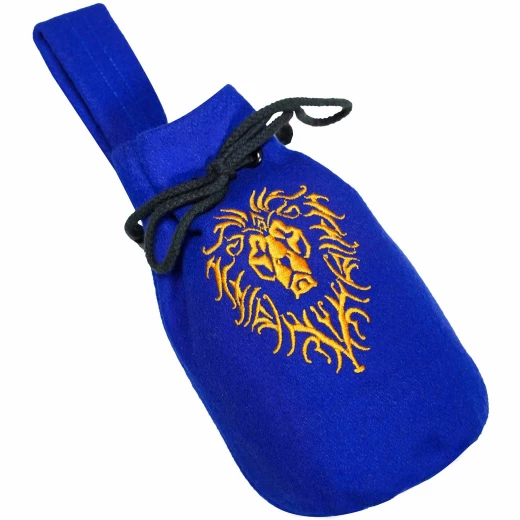 Warcraft “For the Alliance” 20x17cm Belt Pouch from Wool with Drawstring