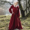 Frühmittelalterliches Kleid Ana, rot