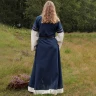 Mittelalterkleid Alvina, blau/natur