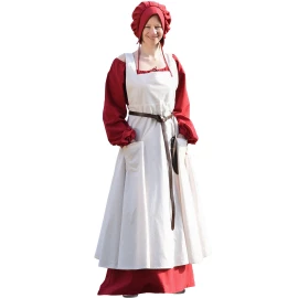 Mittelalter-Schürze Ruth, natur, One-Size