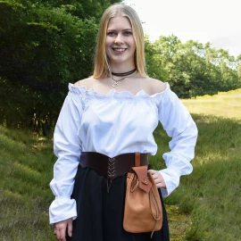 Medieval Carmen Blouse, white