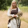 Medieval Carmen Blouse, natural-coloured