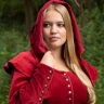 Velvet Cotehardie Isabell, Medieval Dress, red