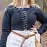 Medieval Dress Marit with Cording, dark blue