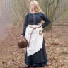 Medieval Dress Marit with Cording, dark blue