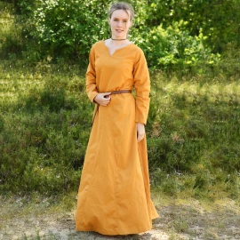 Light Medieval Dress Milla, Viking Dress, yellow