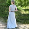 Ärmelloses Überkleid Jarle, Trägerkleid, blaugrau/natur