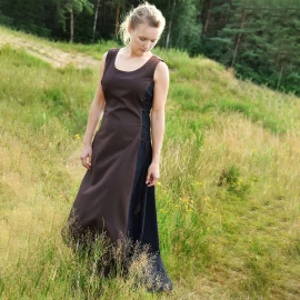 Ärmelloses Überkleid Jarle, Trägerkleid, braun/schwarz