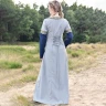 Mittelalterkleid Eleanor, blau/blaugrau