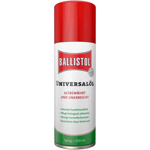 Ballistol Universal Oil Spray 200ml for humans, animals or technology