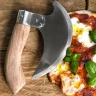 Kráječ na pizzu, kolébkový kráječ - vikingská sekera na pizzu a bylinky