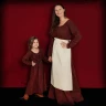 Medieval Apron Made of Natural Cotton for Cook, Baker, Seamstress, Maid For LARP, Cosplay and Re-Enactment