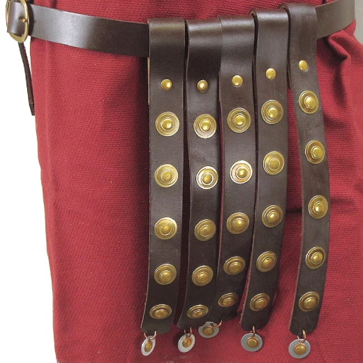 Cingulum Militare, Roman Military Belt with Hanging Leather Strips