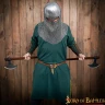 Vikingská brýlová helma s kroužkovým nápletem