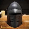 Geschlossene Beckenhaube mit abnehmbarem Visier Black Knight