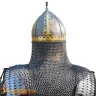 Vikingská Varjažská Rusko Slovanská helma Gněždovo 10. století z 1,6 mm