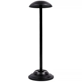 Steel helmet stand for helmets with or without aventail