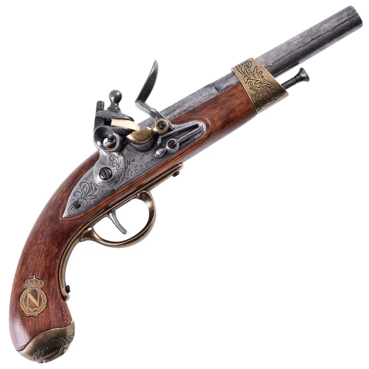 French Flintlock Pistol Napoleon, Replica