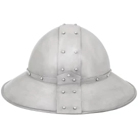 Železný klobouk z kulovým zvonem ze 14.-15. století z 1,6mm