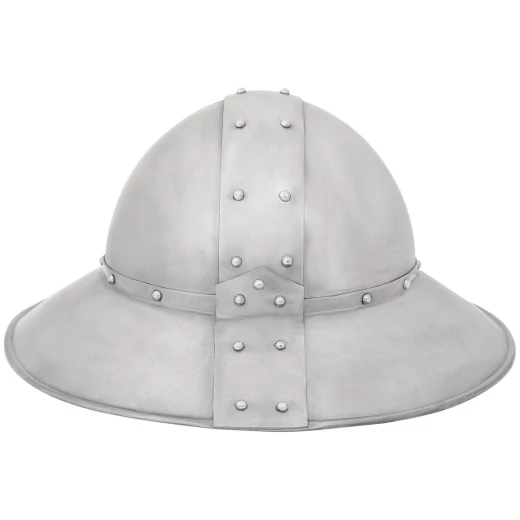 Železný klobouk z kulovým zvonem ze 14.-15. století