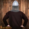 Normanská nánosníková helma s kroužkovým závěsem