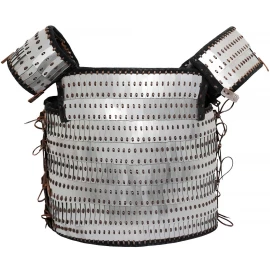 Lamellar Scale Cuirass from Stainless Steel Scales in XL Size