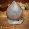 Kettle Hat Helm with High Top Point and Visor in the Brim, 1.6mm steel, 1st half 15th century