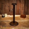 Handmade Detachable Wooden Helmet Stand 45cm for Helmets with or without Aventail