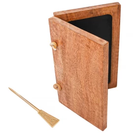 Wax Tablet with Brass Stylus, Roman and Medieval Writing Set