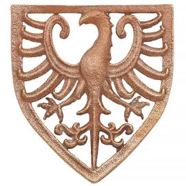 Heraldischer Reichsadler, Gürtelbeschlag, Bronzeabguss im Wachsausschmelzverfahren