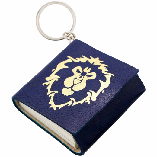 For The Alliance Warcraft Key Ring Leather Journal