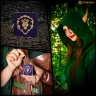 For The Alliance Warcraft Key Ring Leather Journal