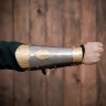 17th Century Bracers of The Winged Hussars 1.5mm steel and brass