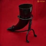 Medieval Drinking Horn Stand Made of Steel For 250-650ml Drinking Horns