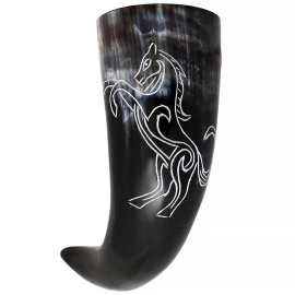 Stallion Drinking Horn 400-500 ml