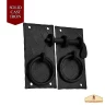 Forged Square Cabinet Door Latch, Sliding Lock for Furniture Doors