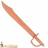 Pirate Handcrafted Wooden Cutlass 76cm