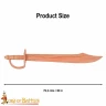 Pirate Handcrafted Wooden Cutlass 76cm