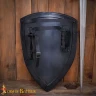 Plain Steel Heater Shield 1.2 mm Mild Steel 47x61cm unpainted blank, 14th cen.