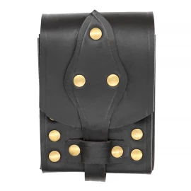 Riveted leather Belt Pouch - Outlet