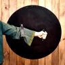 Vikingský kruhový štít s ocelovým prutem 76cm