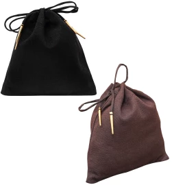 Robust Cotton Canvas Medieval Drawstring Pouch