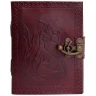 Leather Journal with embossed Mermaid on the cover