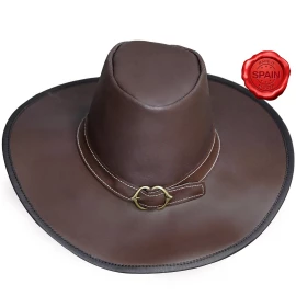 Leather Hat Van Helsing, smooth leather