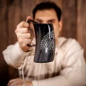 House Stark Sigil Hand Engraved Game of Thrones Drinking Horn Tankard