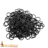 1kg Mild Steel Butted Loose Rings for Mail Armour, Ø 10mm, Blackened or Zinc-Coated