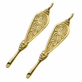 Viking Ear Spoons, Ear Cleaners, 2pc